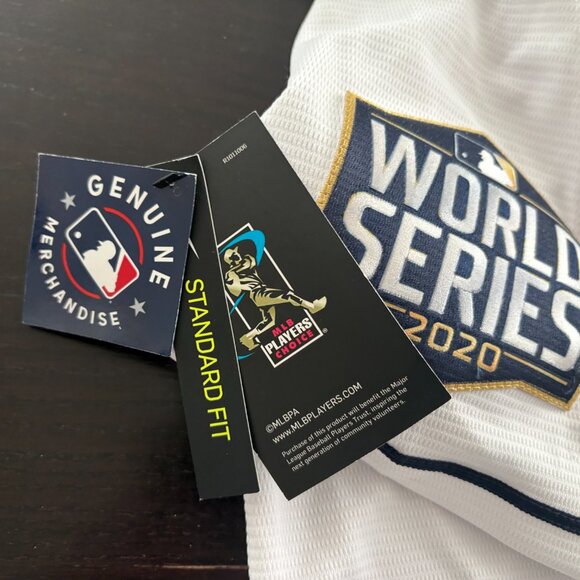 NEW  Mens MLB Randy Arozarena #56 Tampa Bay Rays 2020 World Series Jersey  Med - Picture 5 of 7